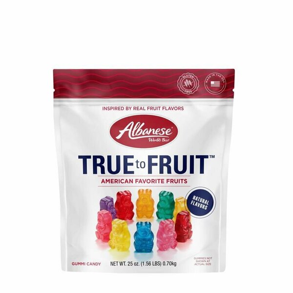 Albanese Worlds Best True to Fruit Assorted Gummi Bears 25 oz 53575